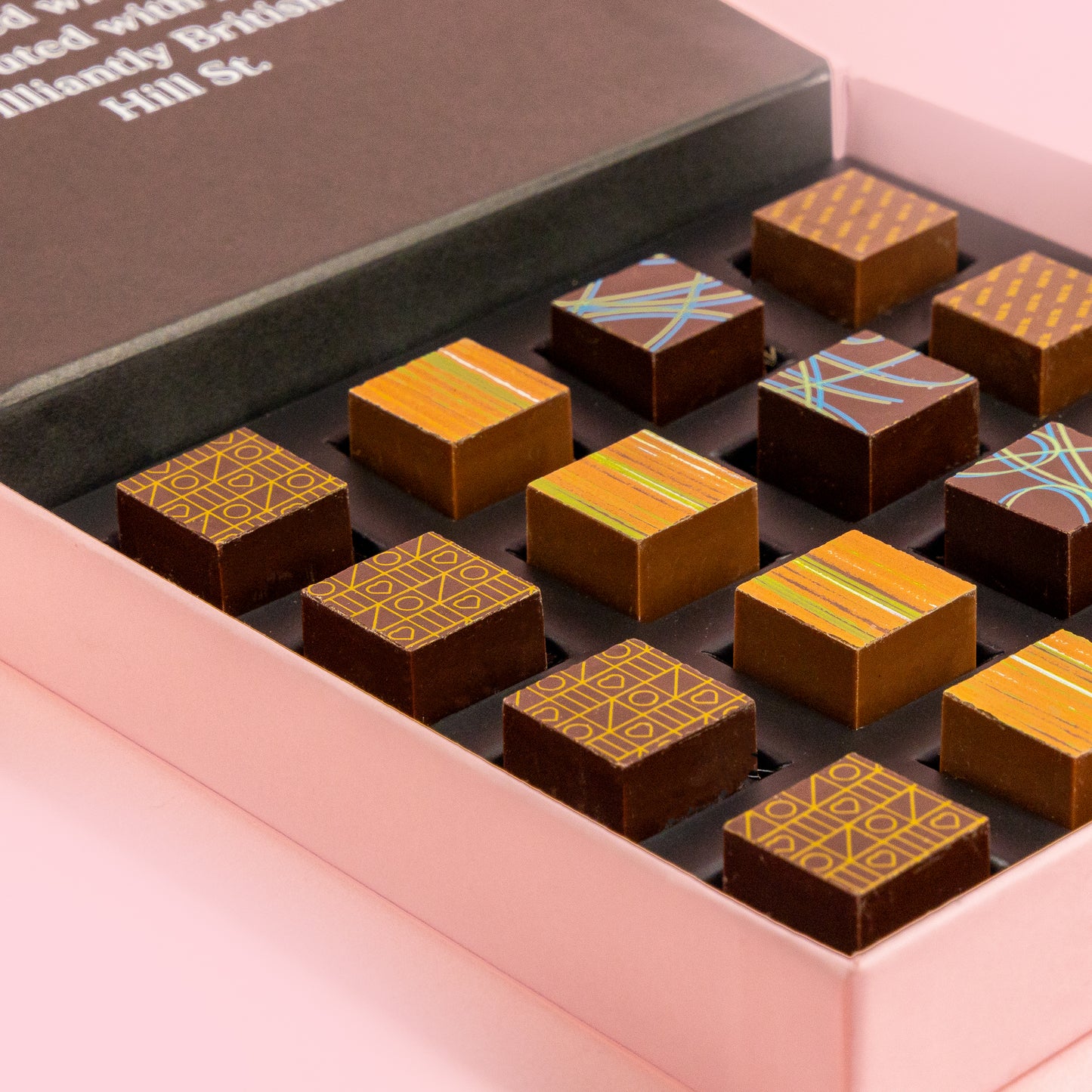 Hill St. Cube Variety Selection Box - 16 pieces