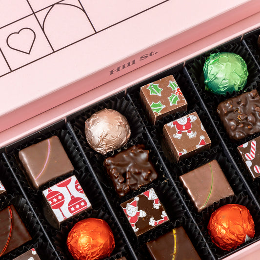 Hill St. Milk & Dark Chocolate Christmas Selection Box