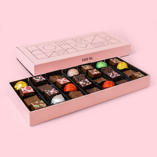 Hill St. Milk & Dark Chocolate Christmas Selection Box