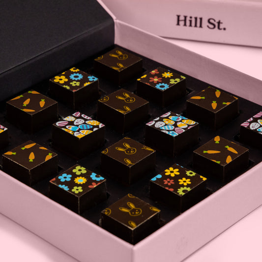 Easter Dark Chocolate Ganache Cubes - 16 Pieces