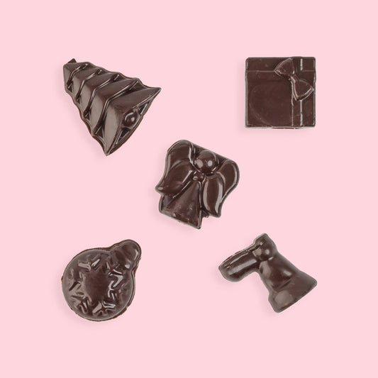 Hill St. Dark Chocolate Christmas Shapes