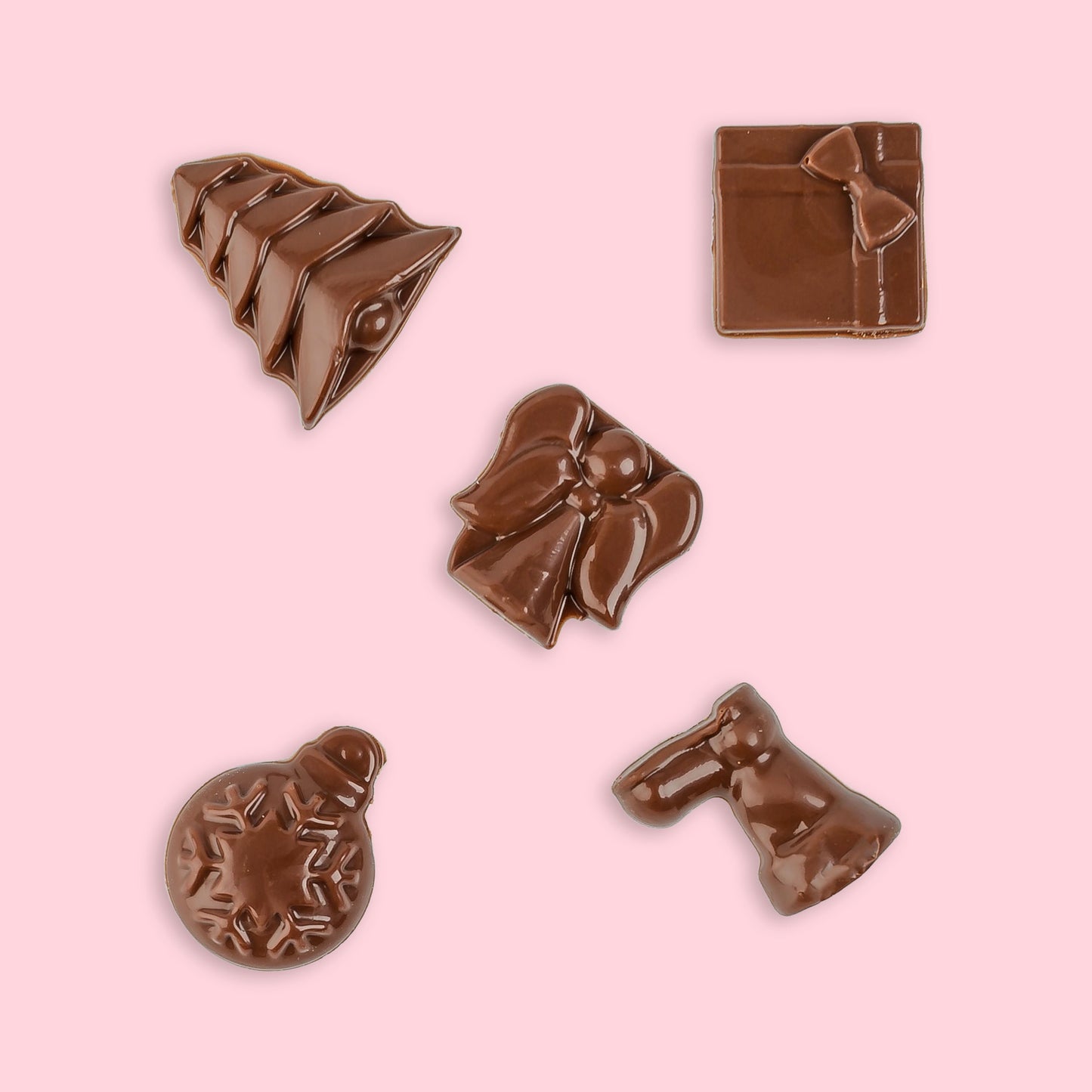 Hill St. Milk Chocolate Christmas Shapes