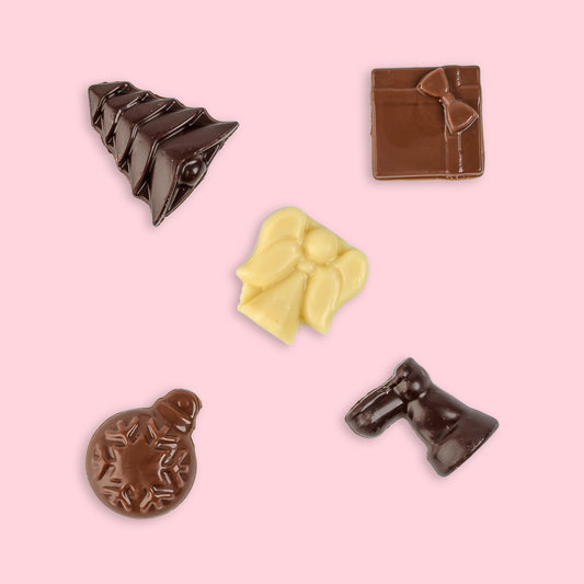 Hill St. Mixed Chocolate Christmas Shapes