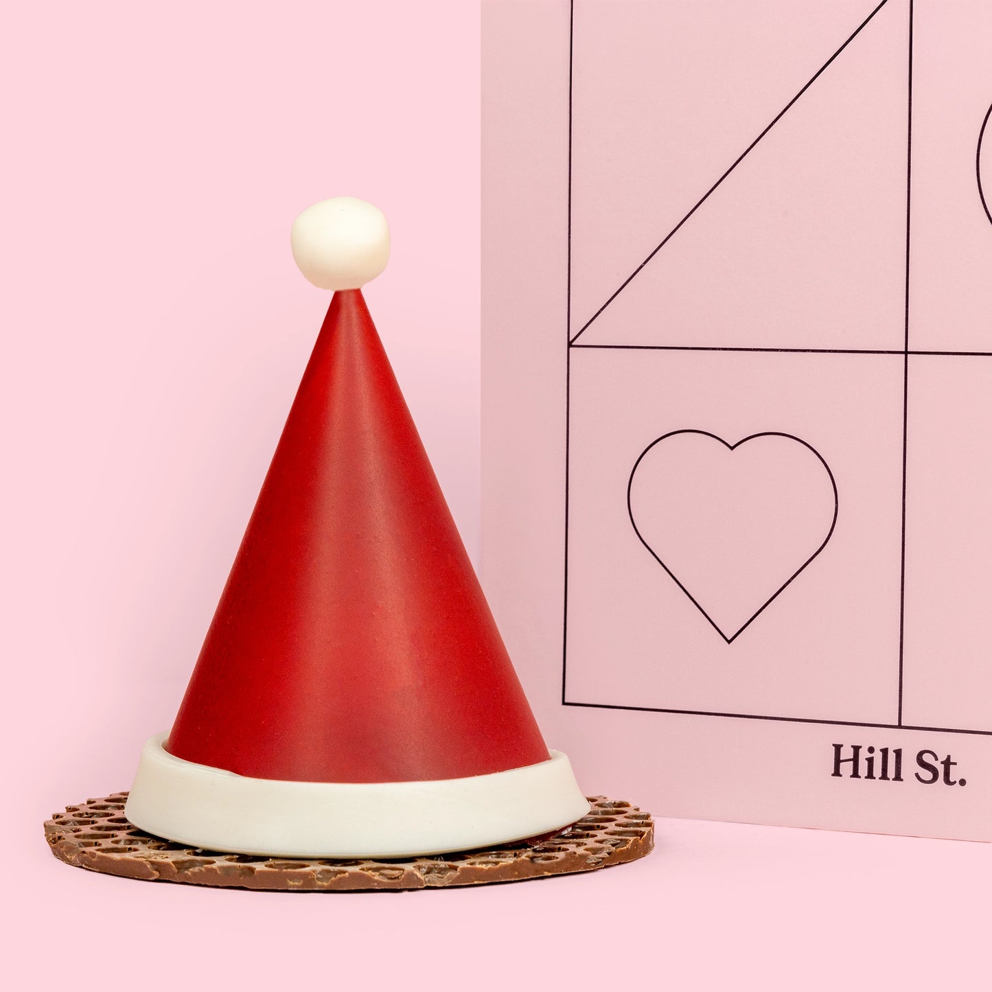 Large Hill St. Chocolate Santa Hat - (Pick up only product)