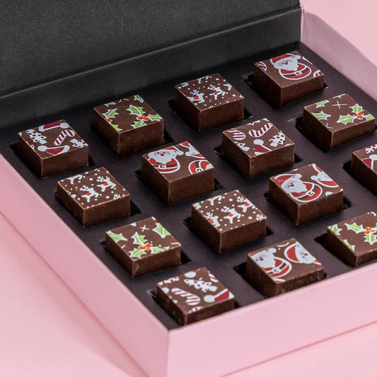 Hill St.  Luxury Milk Chocolate Ganache Christmas Cubes