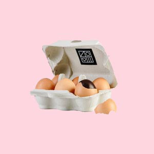 Praline Egg Box - (6) Milk or Dark or Mixed