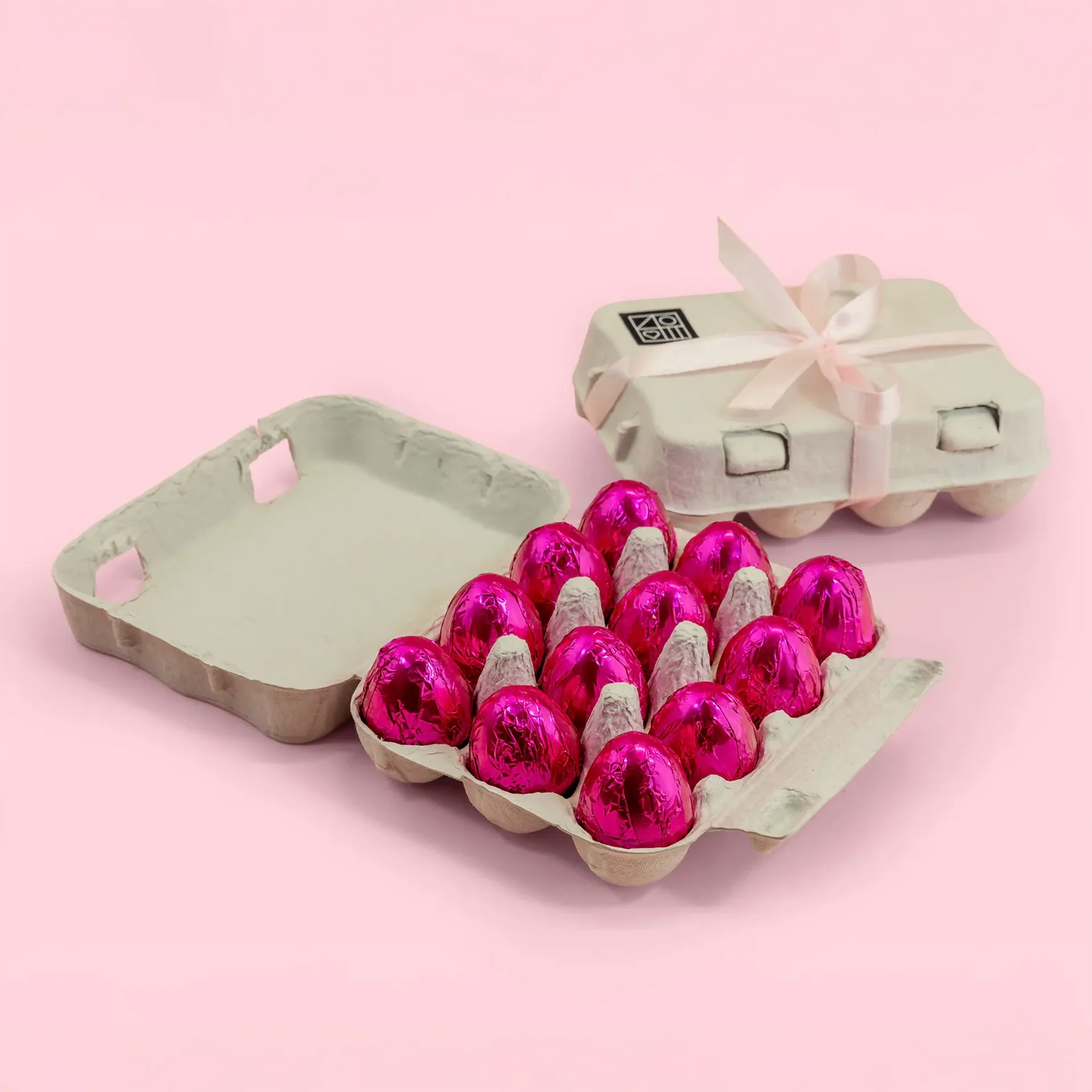 Mini Salted Caramel Ganache Eggs - Caramel Chocolate