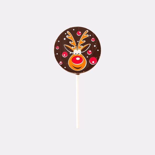 Hill St. Dark Chocolate Christmas Lollipop