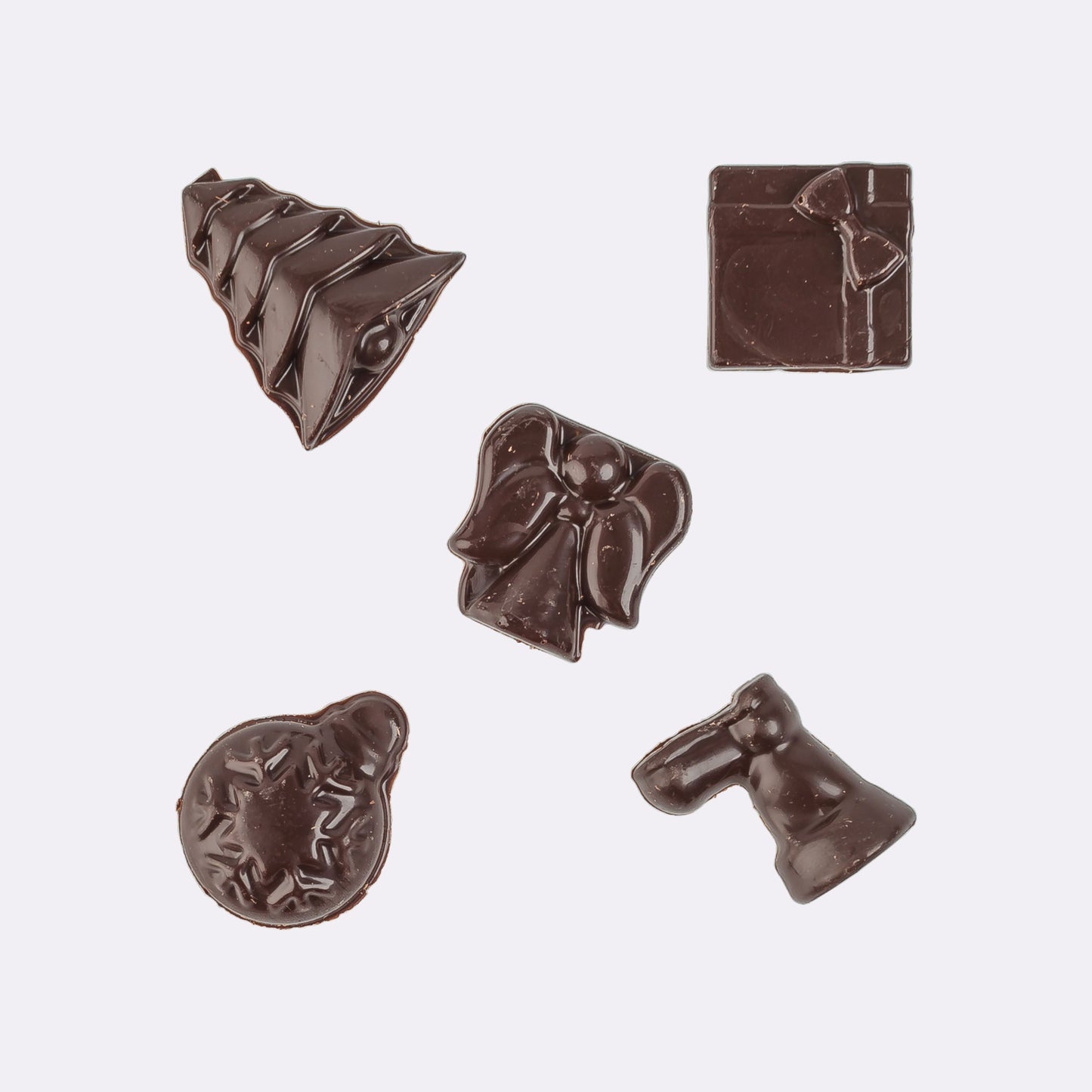 Hill St. Dark Chocolate Christmas Shapes