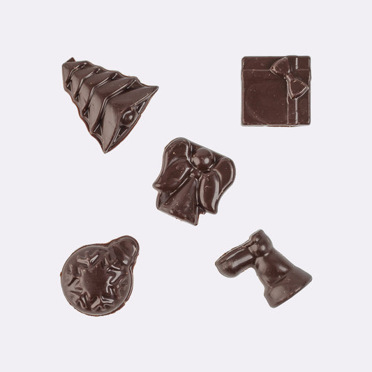 Hill St. Dark Chocolate Christmas Shapes