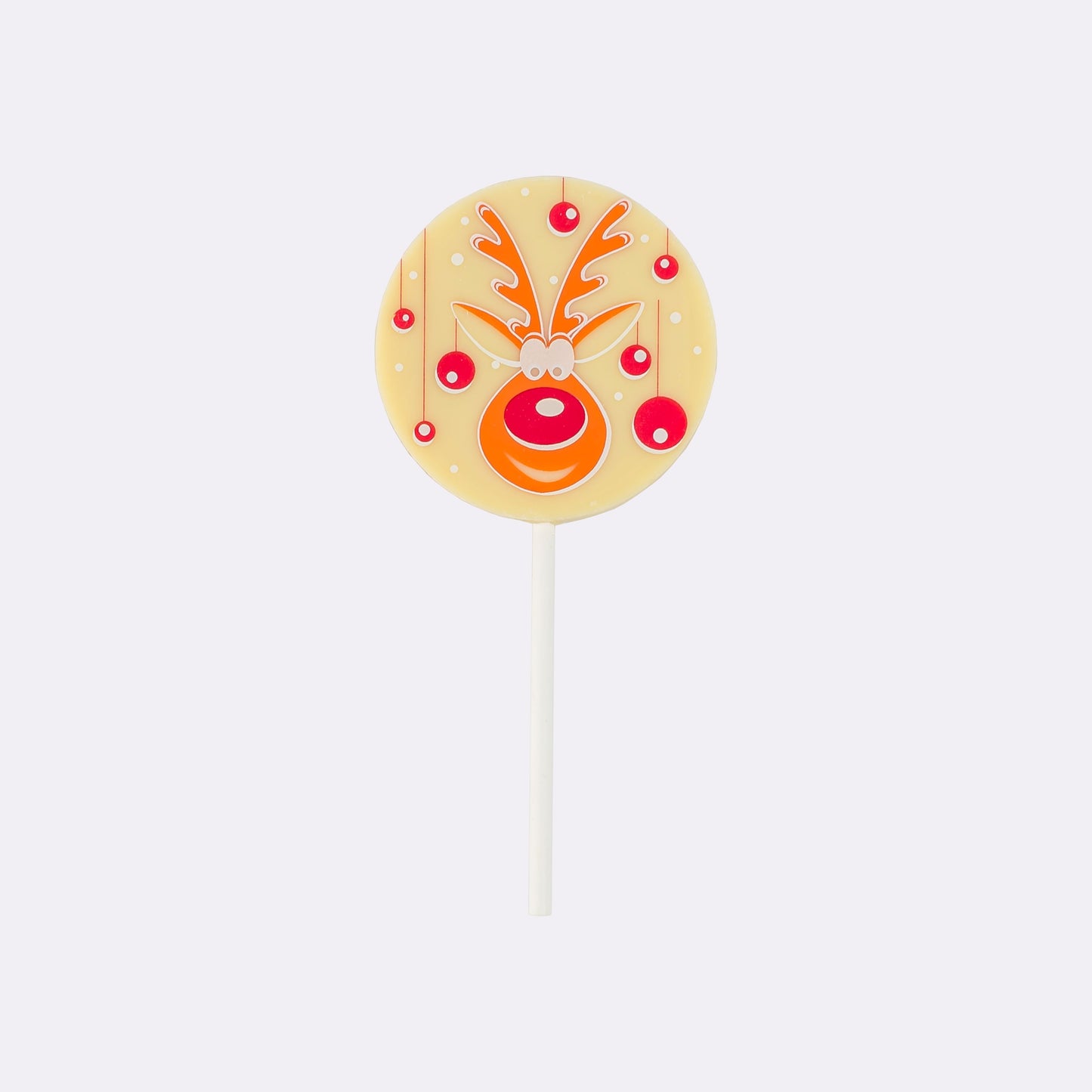Hill St. White Chocolate Christmas Lollipop