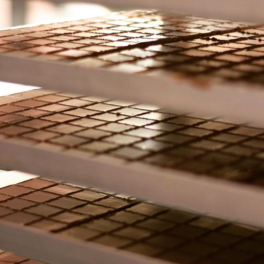 Our Hill St. hand cut Maldon salted caramel ganache chocolates