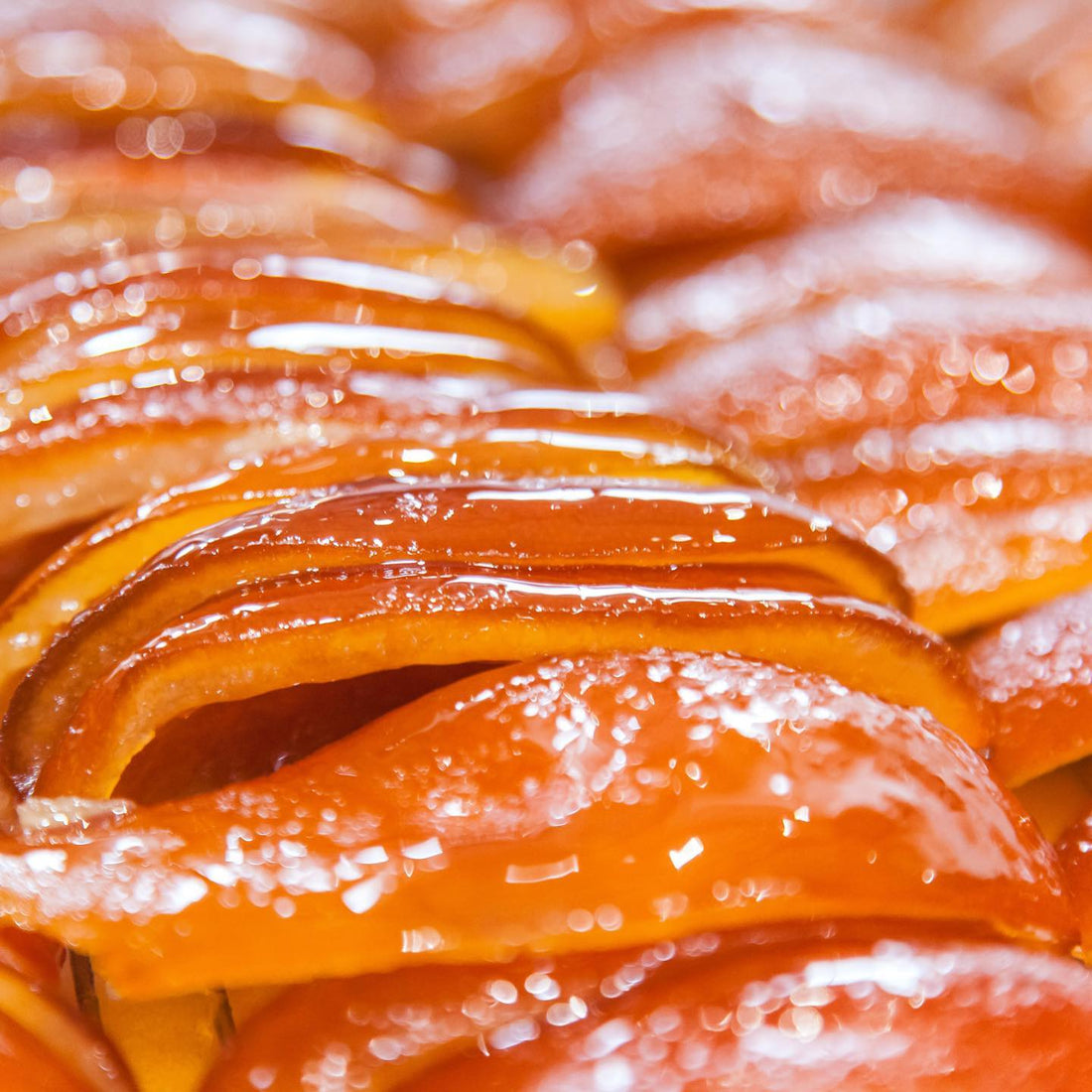 Our orange fruit confit just waiting tentatively for a dreamy coating of our Hill St. Dark chocolate blend