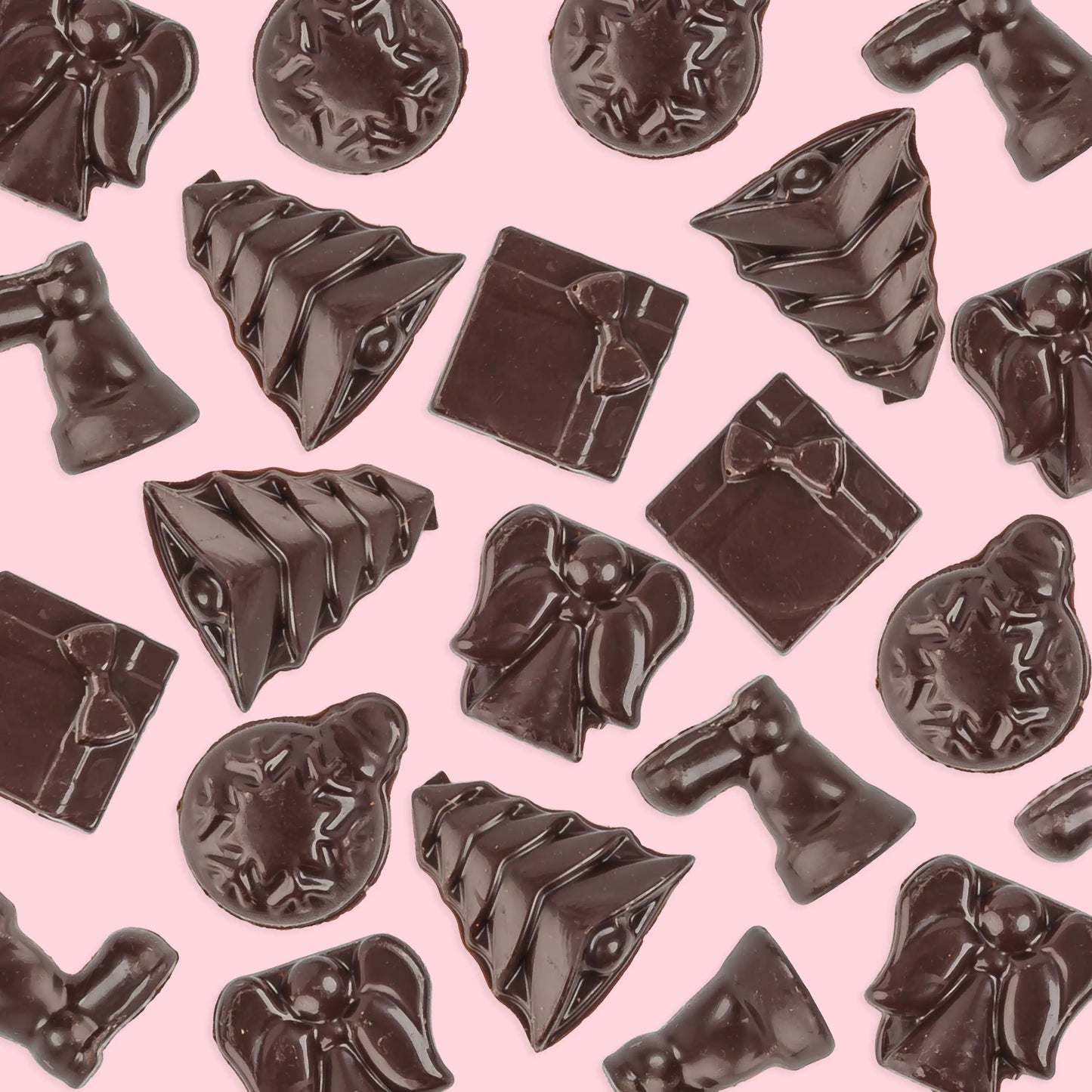 Hill St. Dark Chocolate Christmas Shapes
