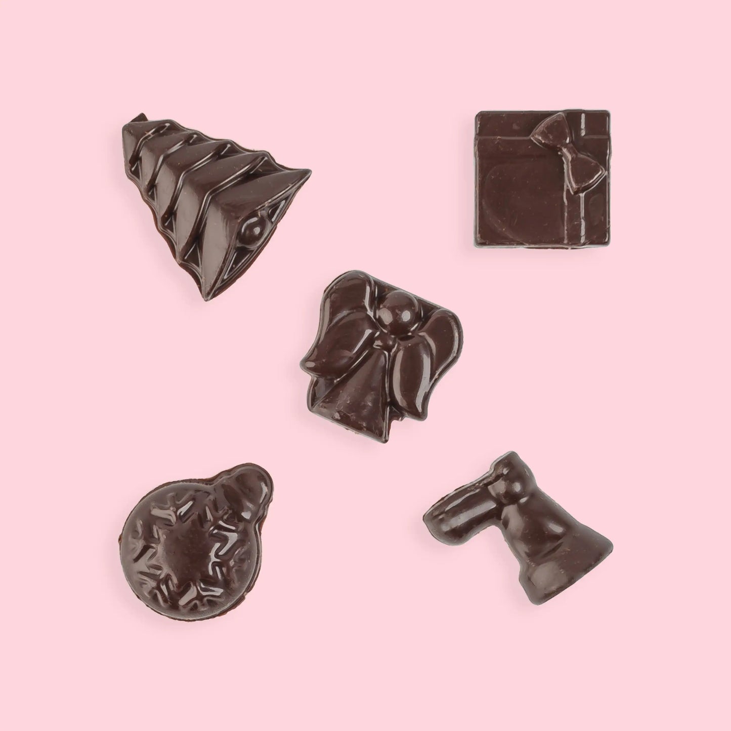 Hill St. Dark Chocolate Christmas Shapes