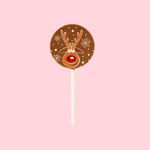 Hill St. Caramel Chocolate Christmas Lollipop