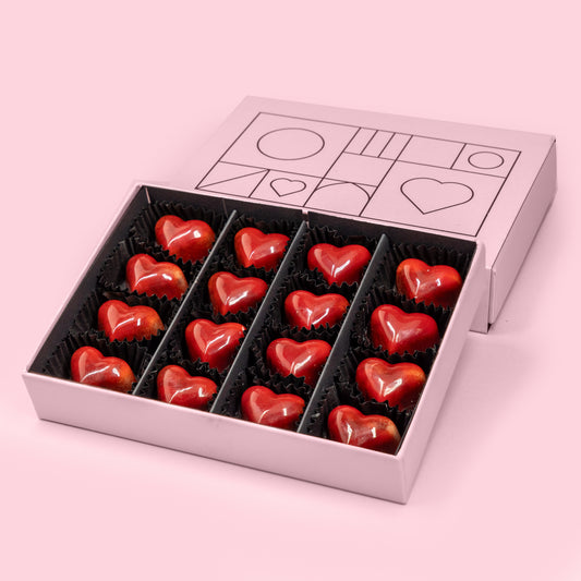 Hill St. Valentine's Chocolate Hearts: Salted Caramel (16)