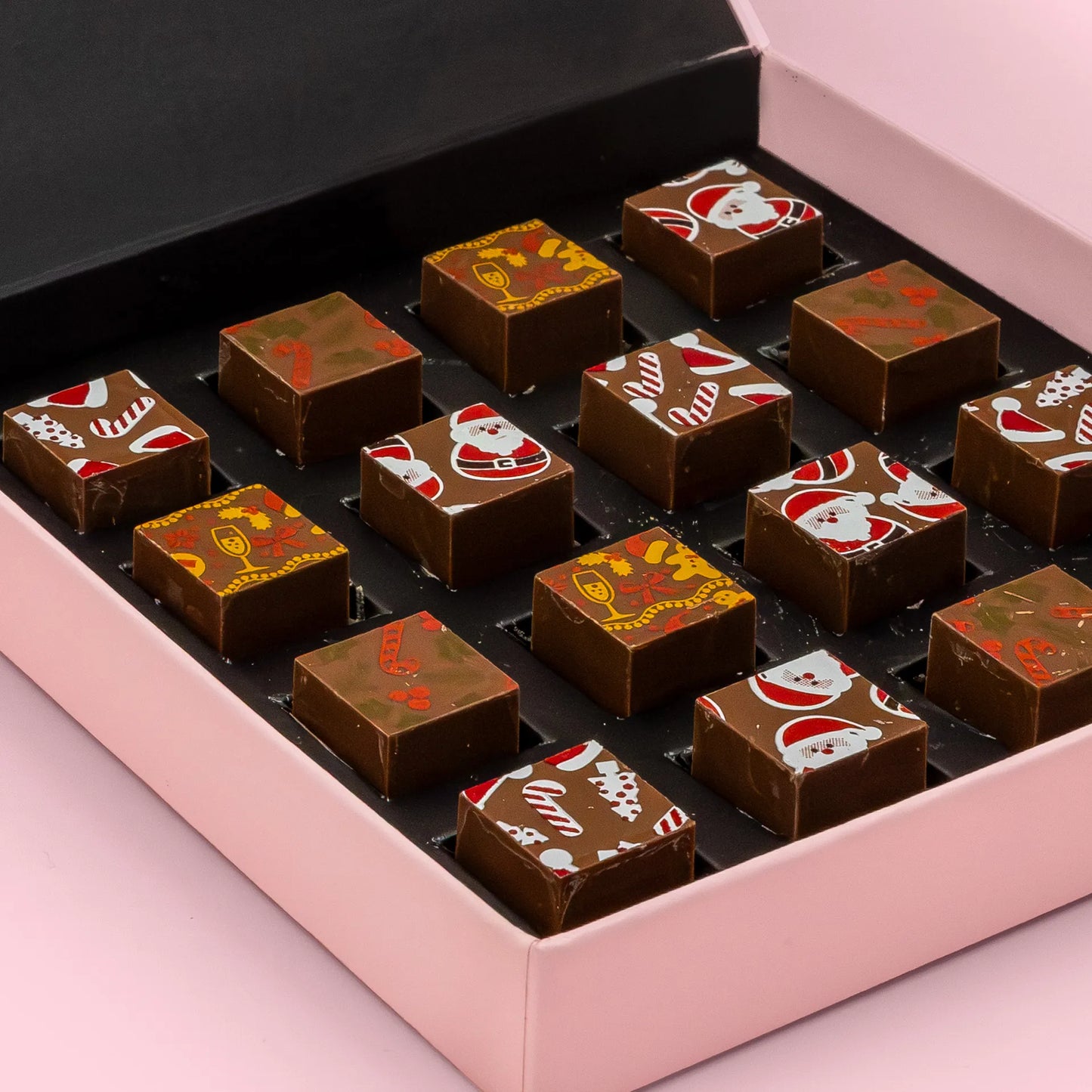 Hill St.  Luxury Milk Chocolate Ganache Christmas Cubes
