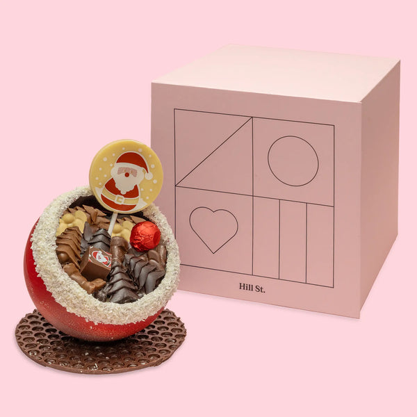 Luxury Chocolate Santa's Belly Filled with Christmas Chocolates (Pick up only product)