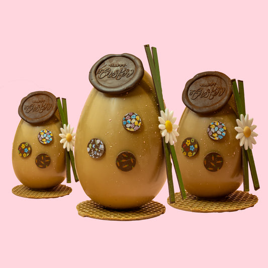 Hill St. Caramel Chocolate Filled Easter Eggs - Three Sizes  (Collection from store only)