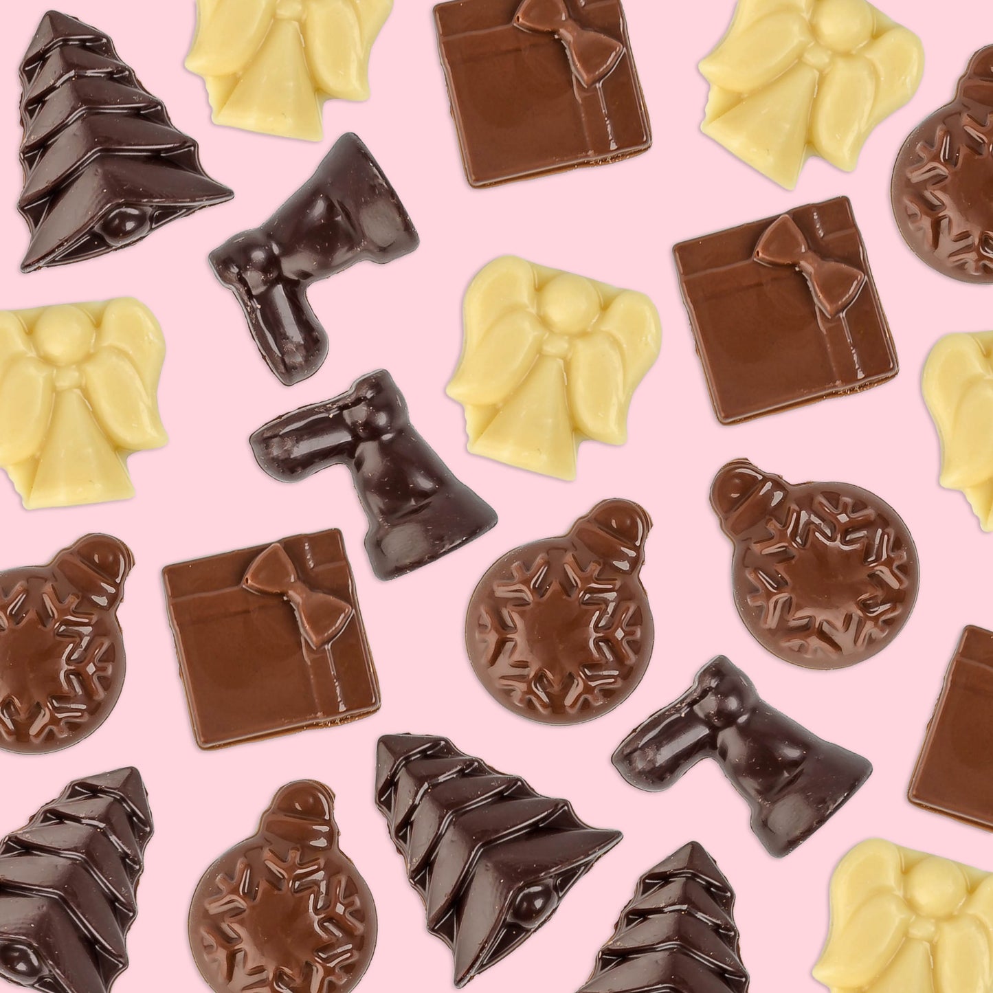 Hill St. Mixed Chocolate Christmas Shapes