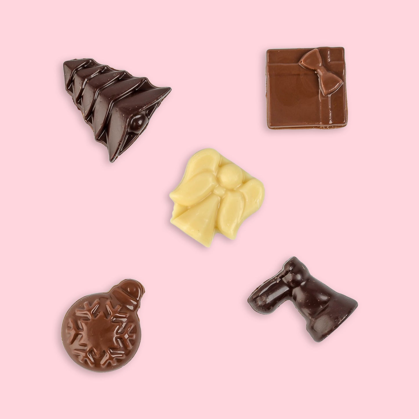 Hill St. Mixed Chocolate Christmas Shapes