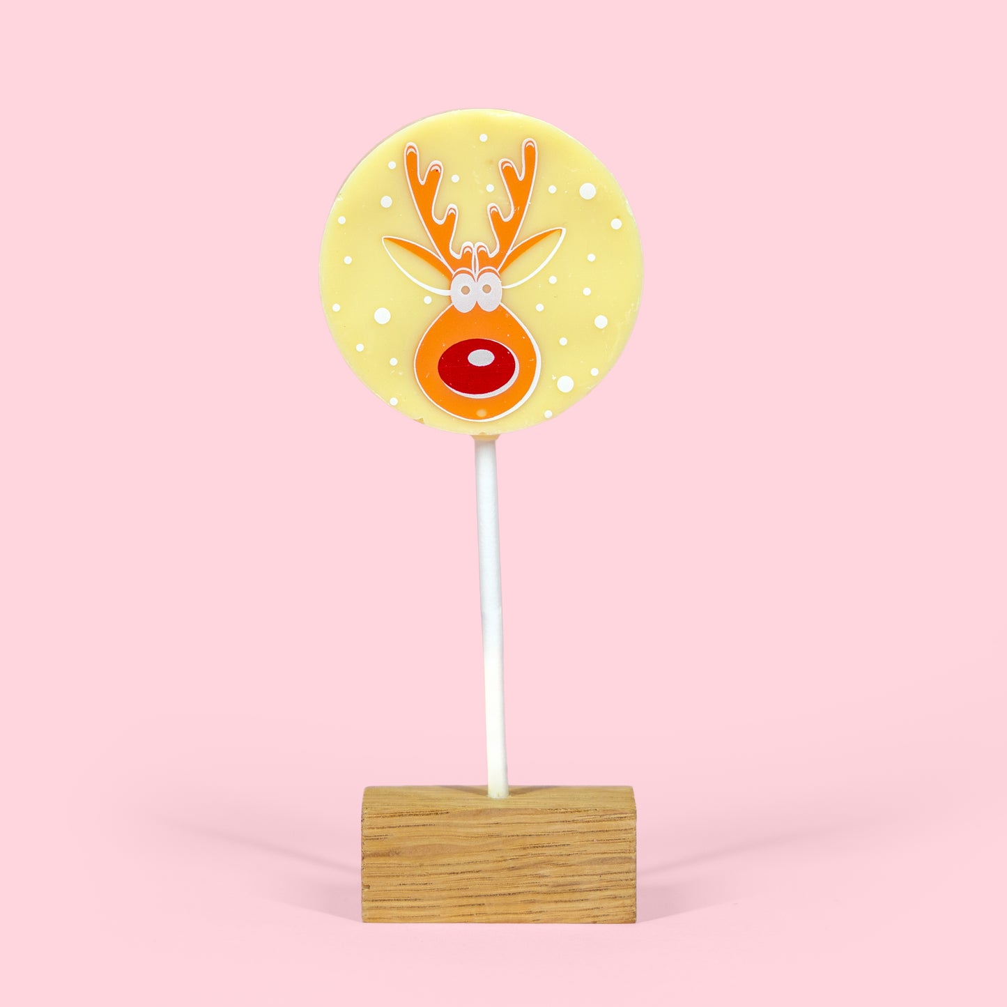Hill St. White Chocolate Christmas Lollipop