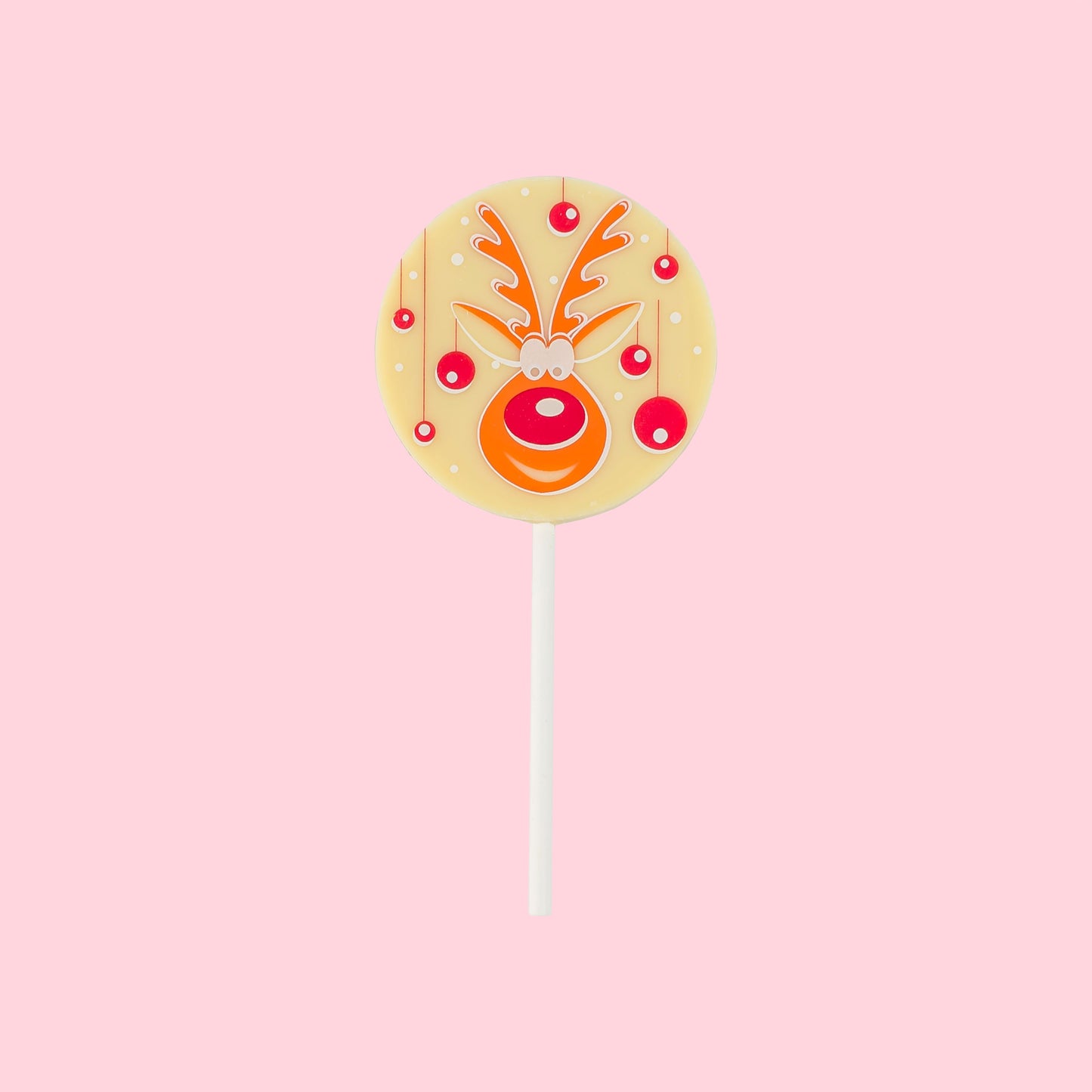 Hill St. White Chocolate Christmas Lollipop