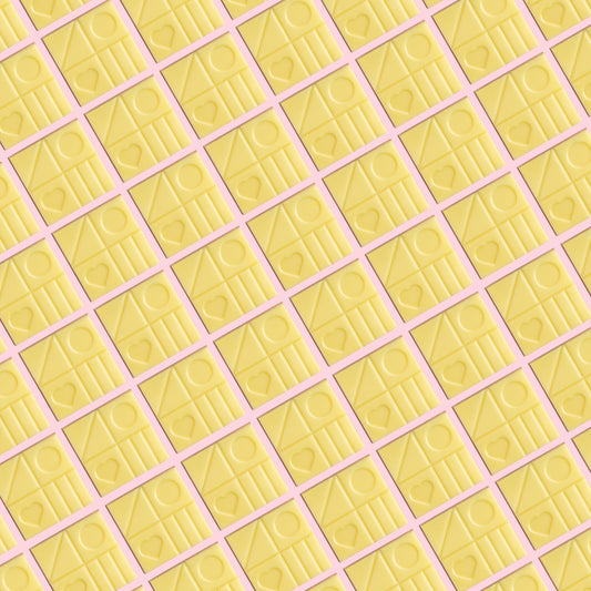 Hill St. White chocolate shapes