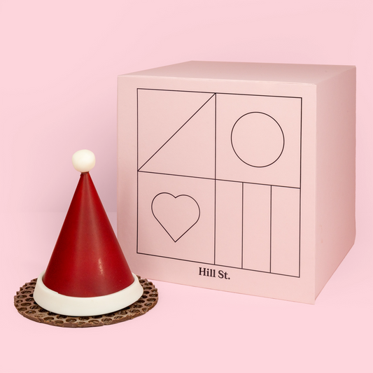 Large Hill St. Chocolate Santa Hat - (Pick up only product)