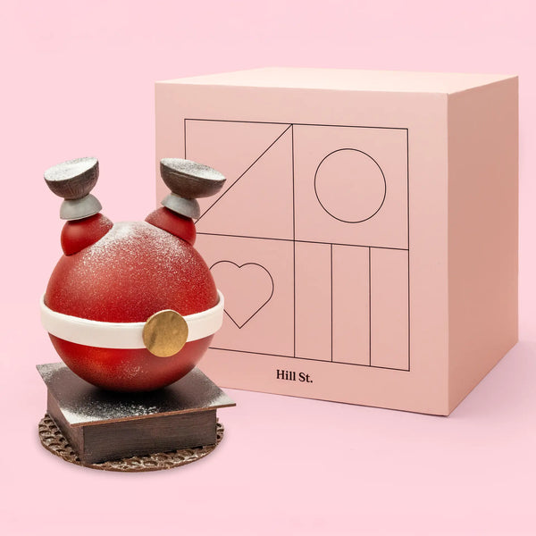 Large Luxury Chocolate Santa Stuck In The Chimney Filled with Christmas Chocolates (Pick up only product)