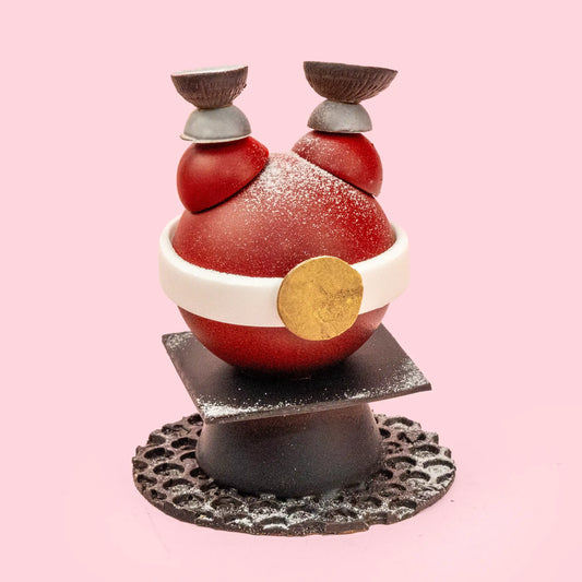 Luxury Chocolate Santa Stuck In The Chimney Filled with Christmas Chocolates (Pick up only product)