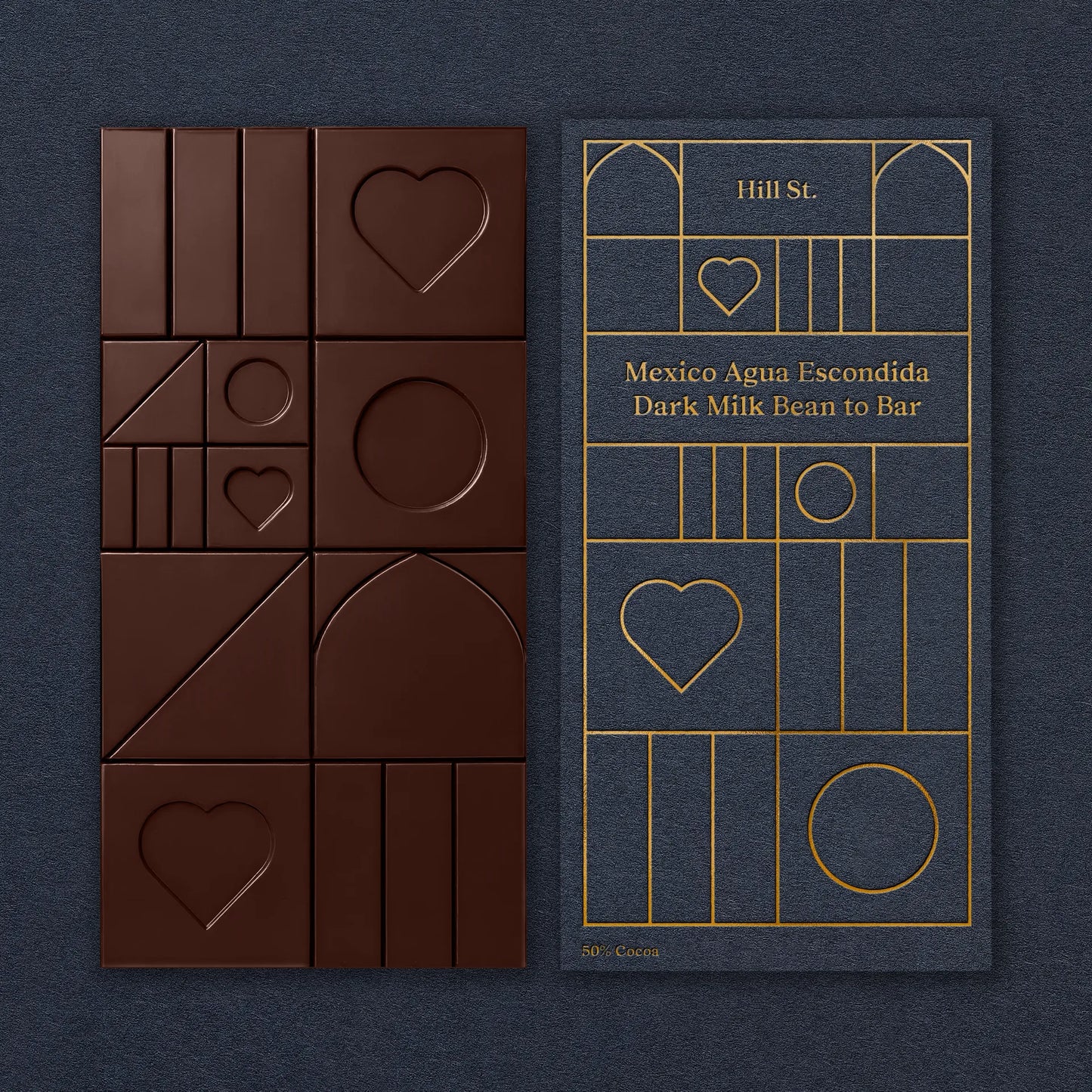 Hill St. Mexico Agua Escondida Dark Milk 50% Bean to Bar