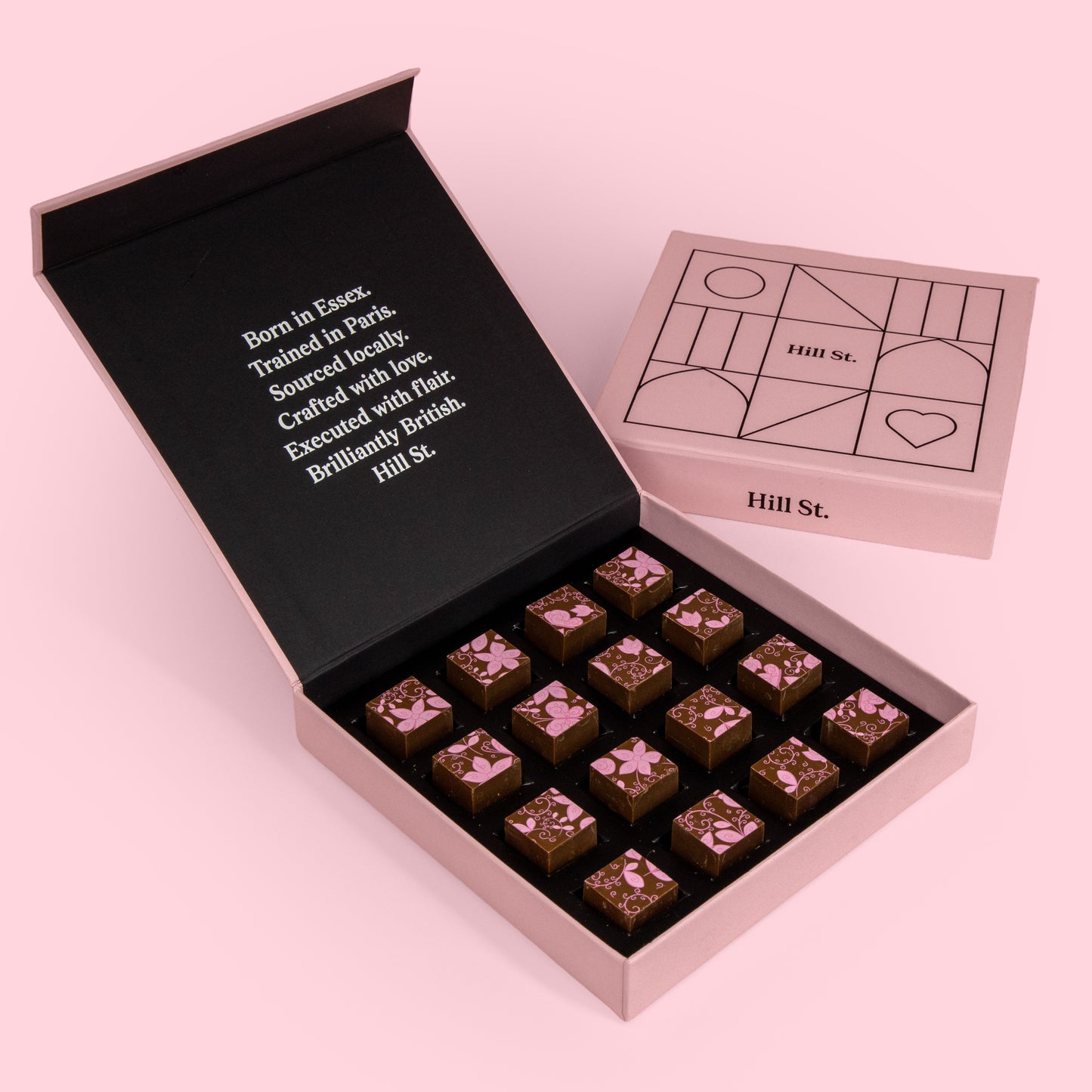 Hill St. Mother's Day Chocolate Ganache Cube Box