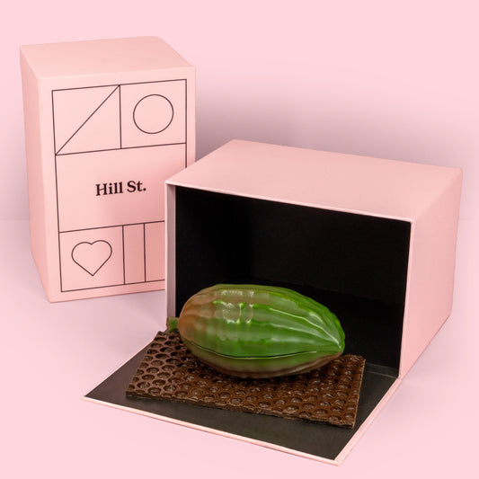 Chocolate Cocoa Pod Filled with Christmas Chocolates (Pick up only product)