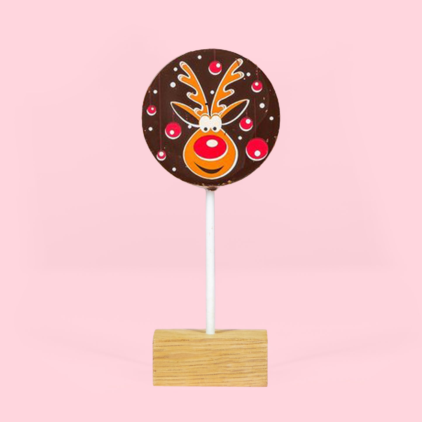 Hill St. Dark Chocolate Christmas Lollipop