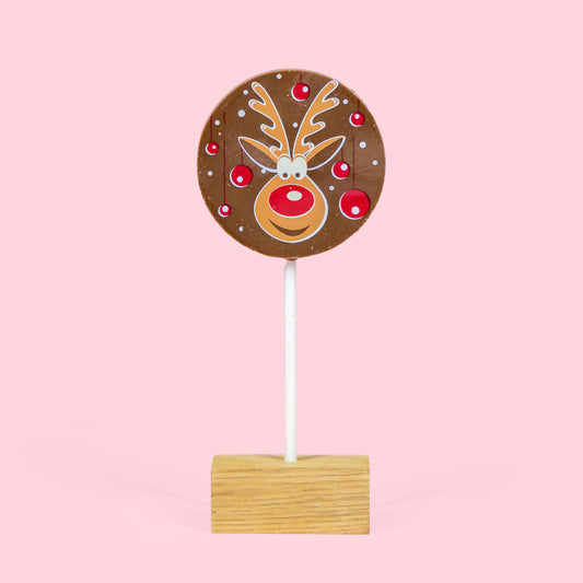 Hill St. Milk Chocolate Christmas Lollipop