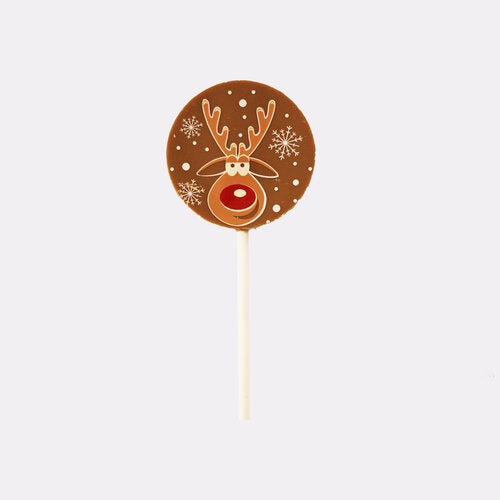 Hill St. Caramel Chocolate Christmas Lollipop