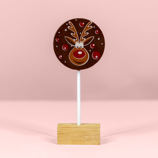 Hill St. Dark Chocolate Christmas Lollipop