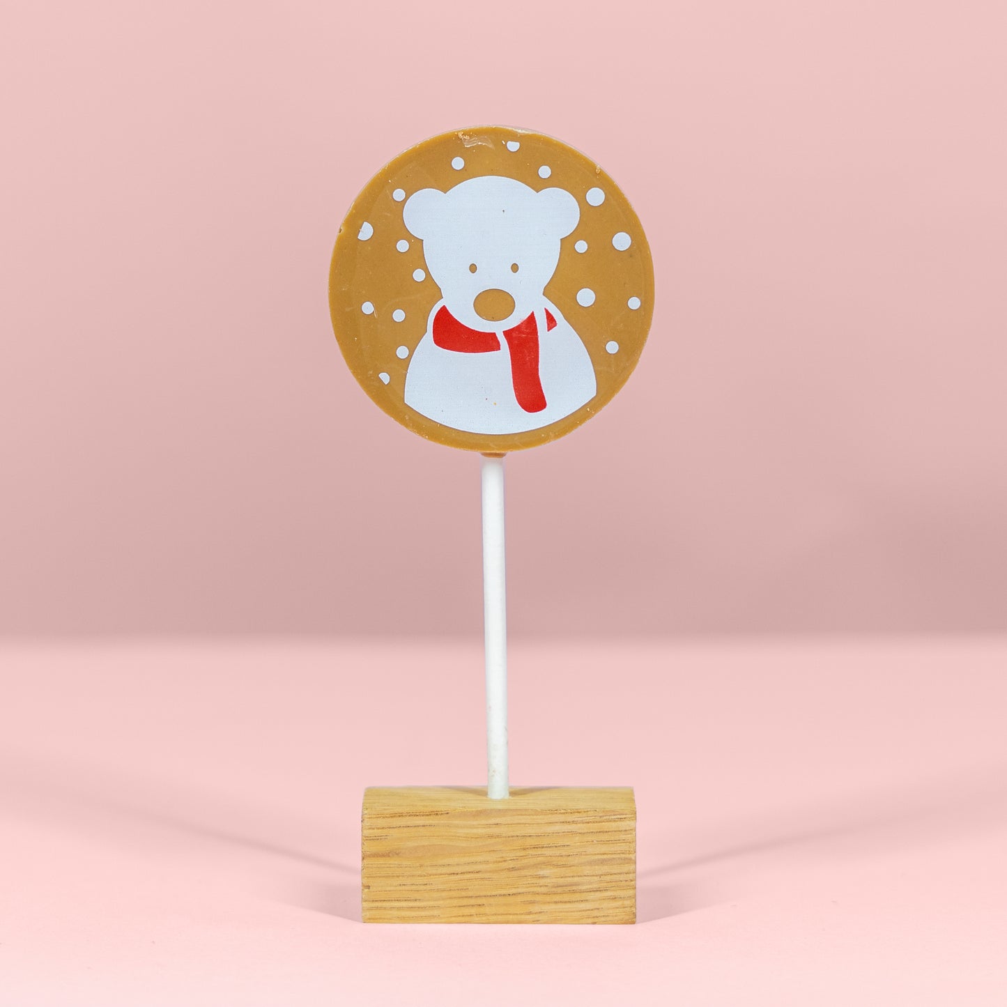 Hill St. Caramel Chocolate Christmas Lollipop