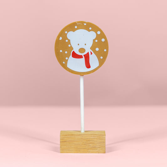 Hill St. Caramel Chocolate Christmas Lollipop