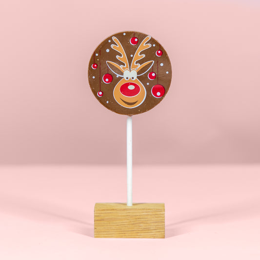 Hill St. Milk Chocolate Christmas Lollipop