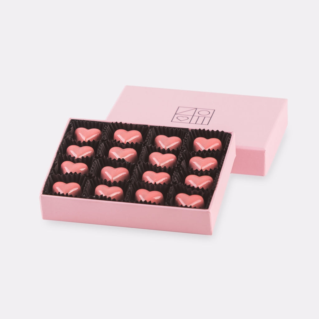 A Hill St. Luxury Chocolate Box of 16 Hearts